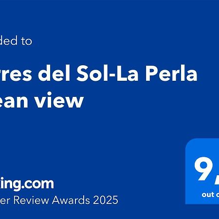 Апартаменты Torres Del Sol-La Perla Ocean View Лос Кристианос Экстерьер фото